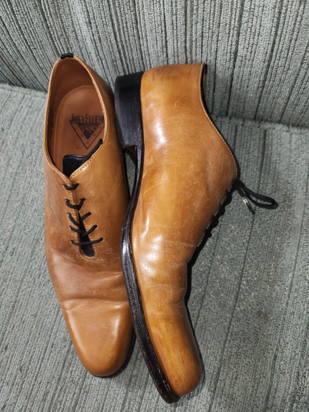 🍉John Fluevog Twin Turbines 104 Prince St Dress Shoes - Picture 4 of 6